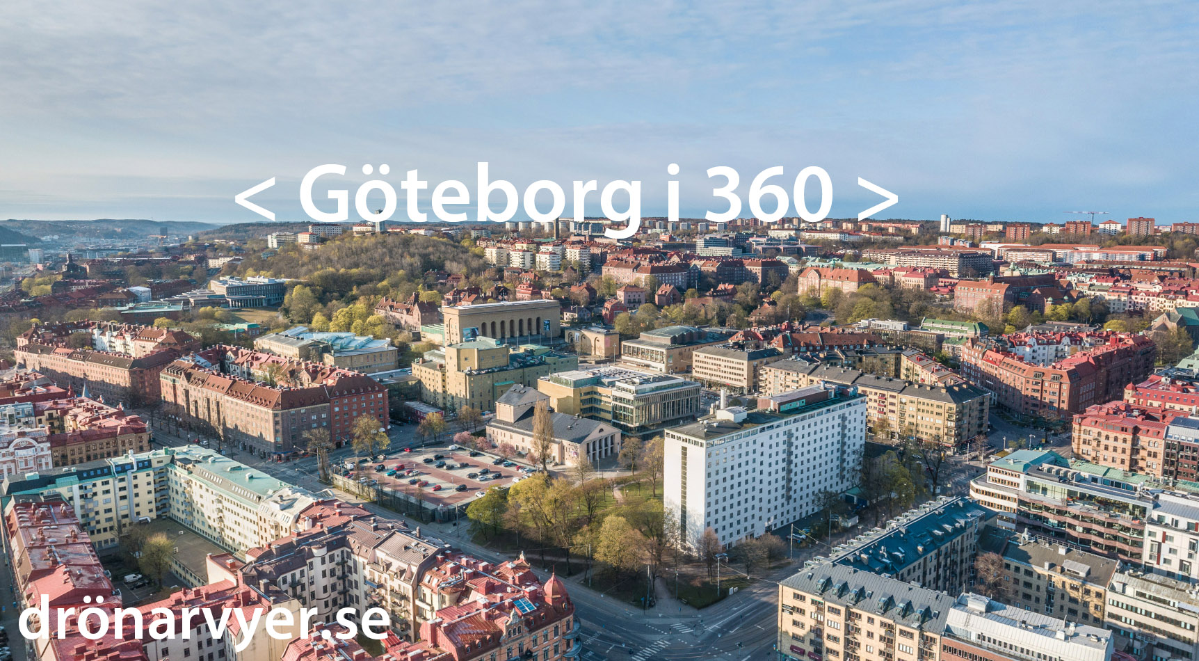 Drönarvy Göteborg Heden 